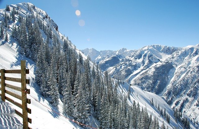 Aspen wintersportoord in de Verenigde staten