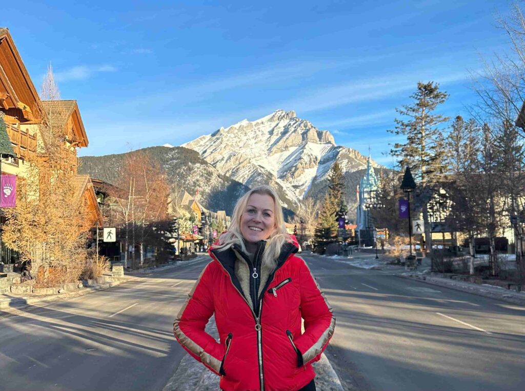 Else Schepers in Banff in Alberta - Canada